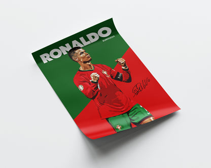 Euro 2024 - Cristiano Ronaldo 4K Poster