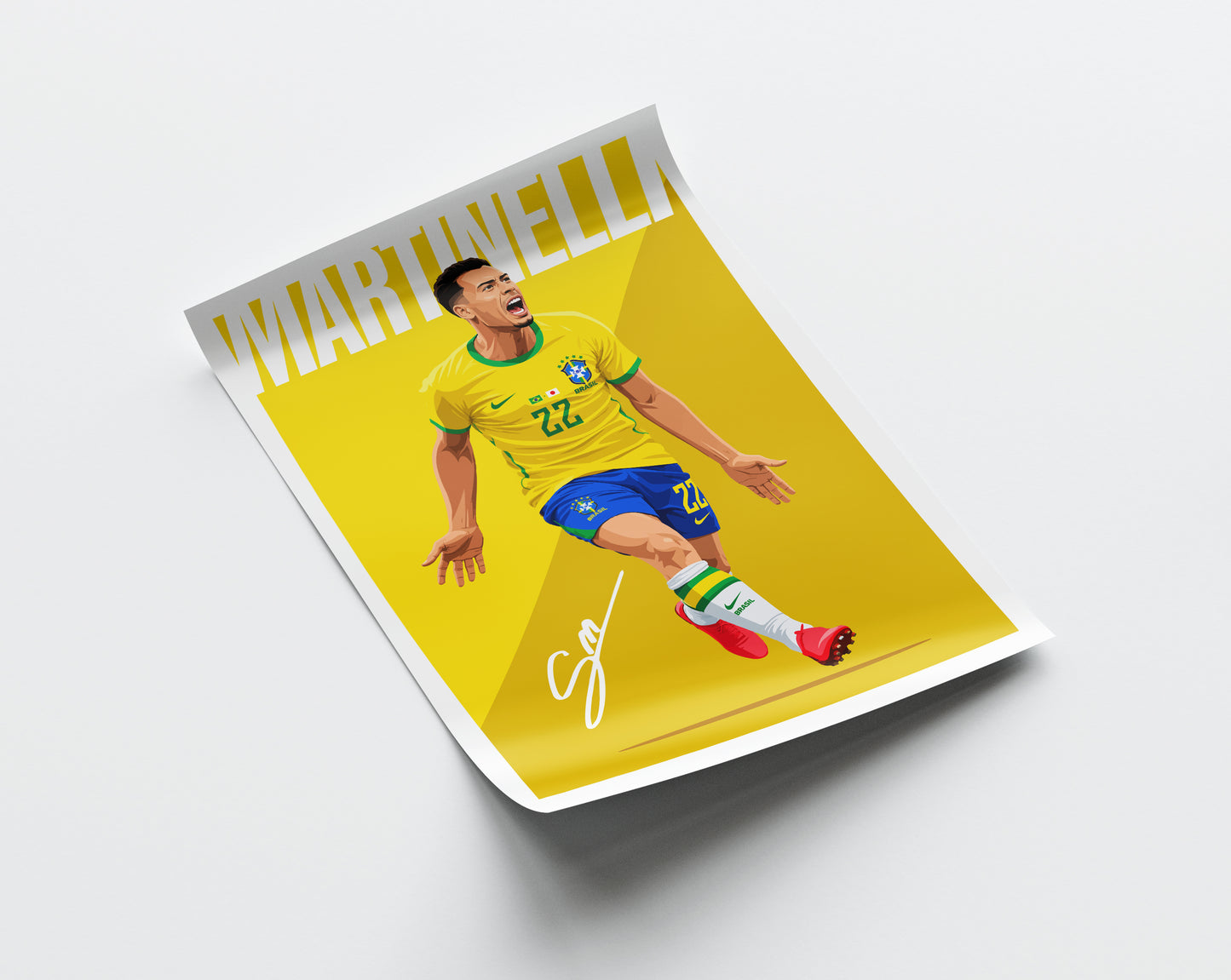 Gabriel Martinelli (Brazil) Poster
