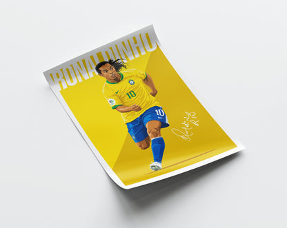 Ronaldinho (Brazil) Poster