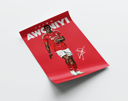 Taiwo Awoniyi 24/25 4K Poster