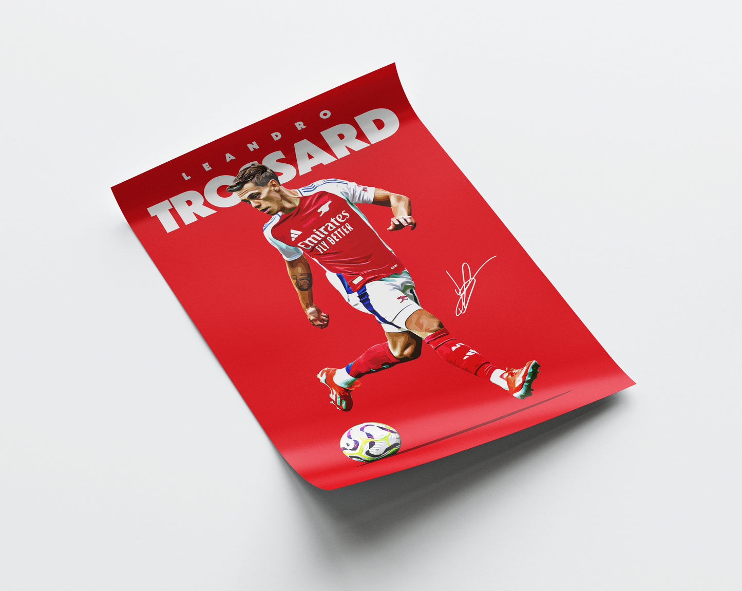 Leandro Trossard 24/25 4K Poster