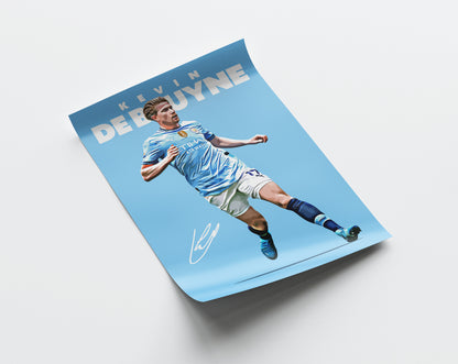 Kevin De Bruyne 24/25 4K Poster