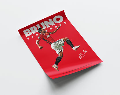 Bruno Fernandes 4K Poster