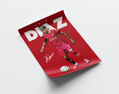 Luis Diaz 24/25 4K Poster