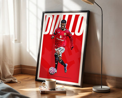 Amad Diallo 25/26 4K (Home) Poster