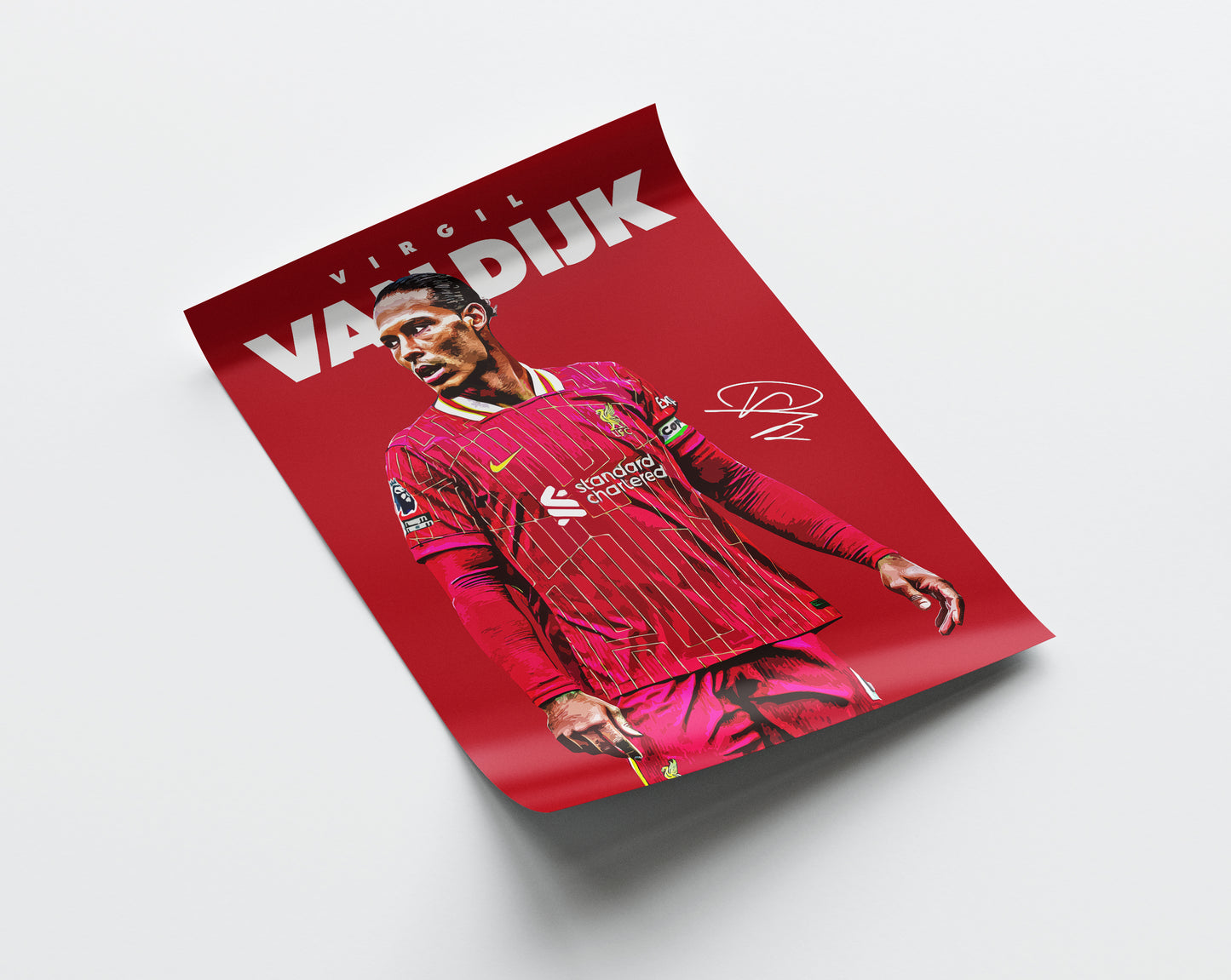 Virgil van Dijk 24/25 4K Poster