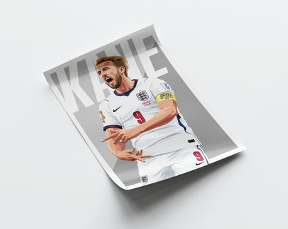 Harry Kane (England) Poster