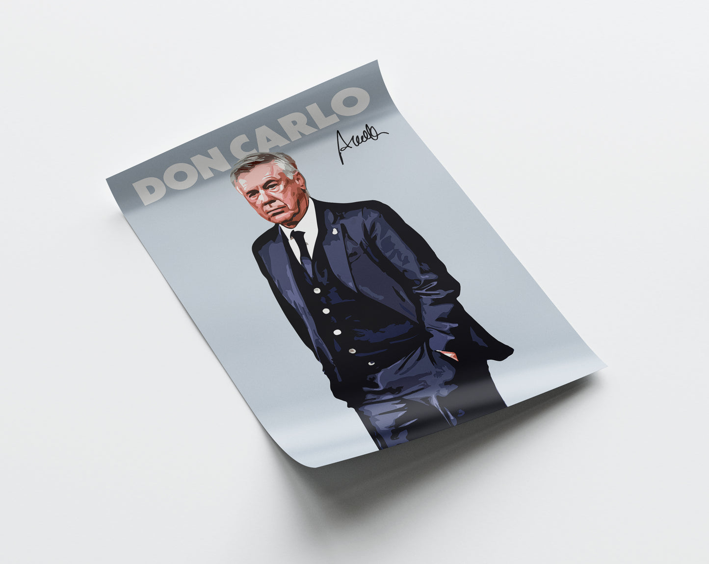 Carlo Ancelotti 4K Poster