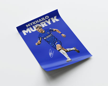 Mykhailo Mudryk 4K Poster