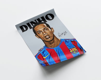 Ronaldinho 'Dinho' 4K Poster