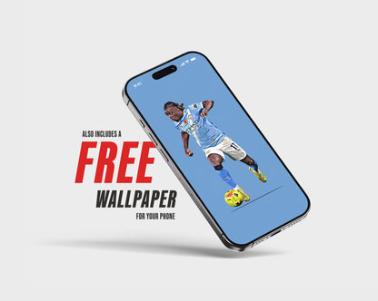 Jeremy Doku 25/26 4K (Home) Poster