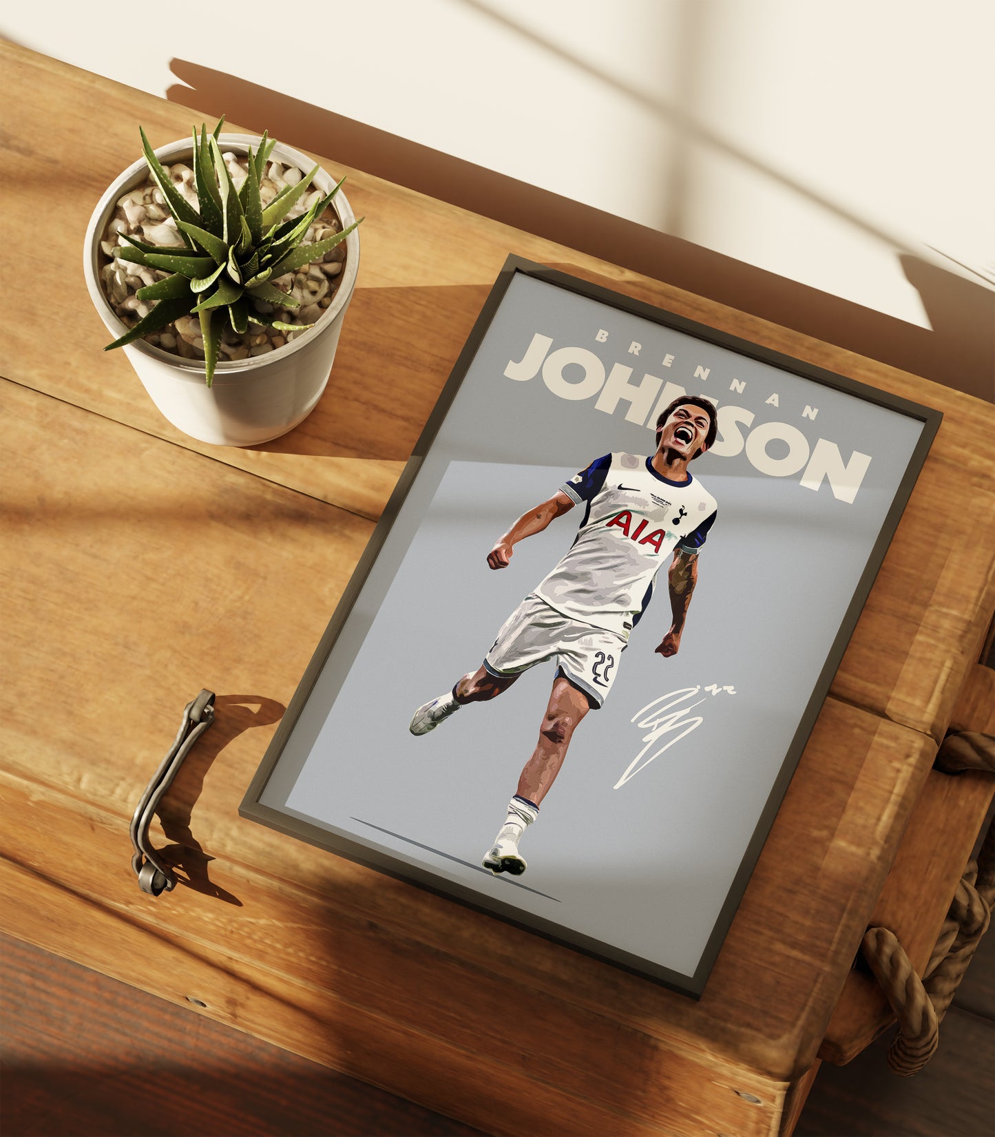 Brennan Johnson 24/25 Europa League 4K Poster