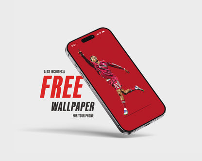 Hugo Ekitike 25/26 4K (Home) Poster