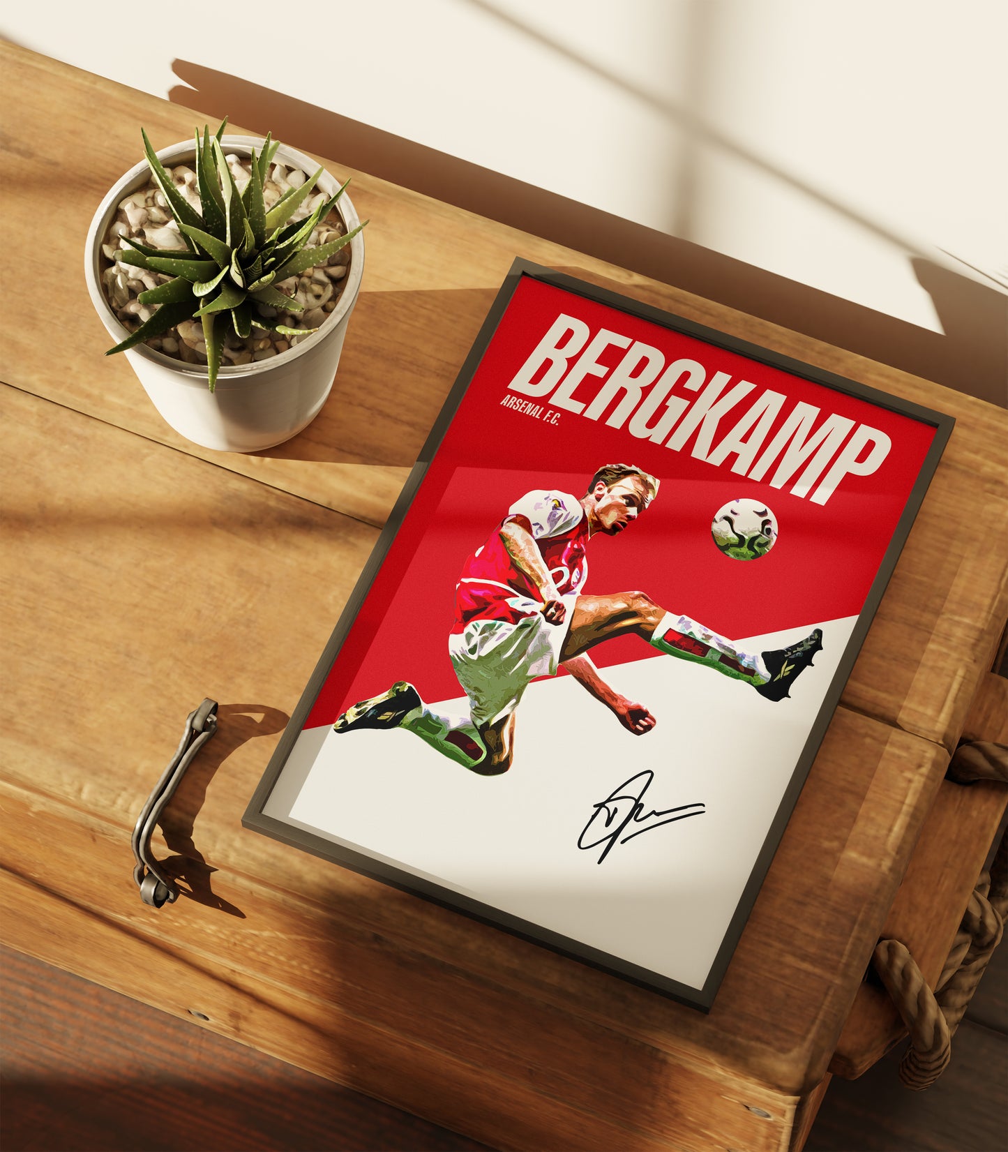 Dennis Bergkamp 4K Icon Poster