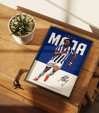 Josh Maja 24/25 4K Poster