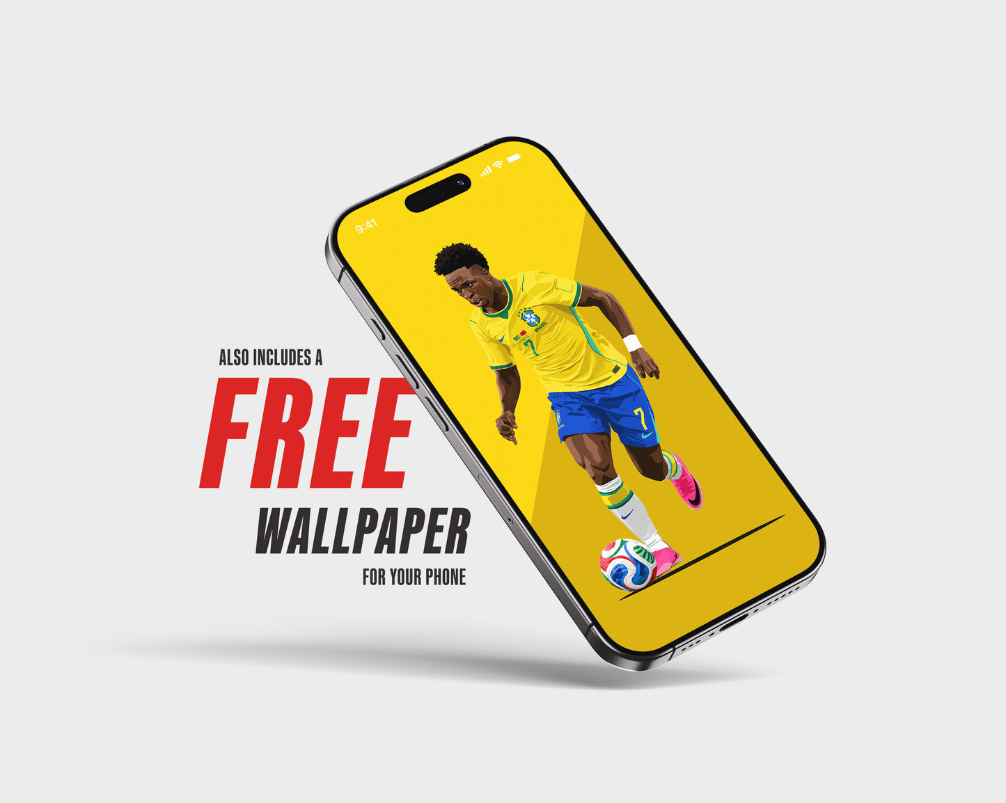 Vinicius Junior (Brazil) Poster