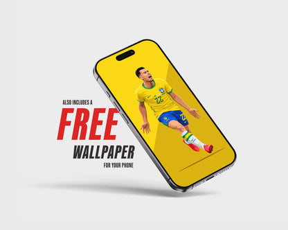 Gabriel Martinelli (Brazil) Poster