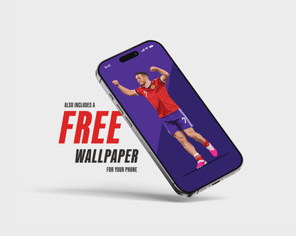 John McGinn (Scotland) Poster