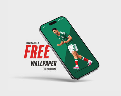 Raul Jimenez (Mexico) Poster