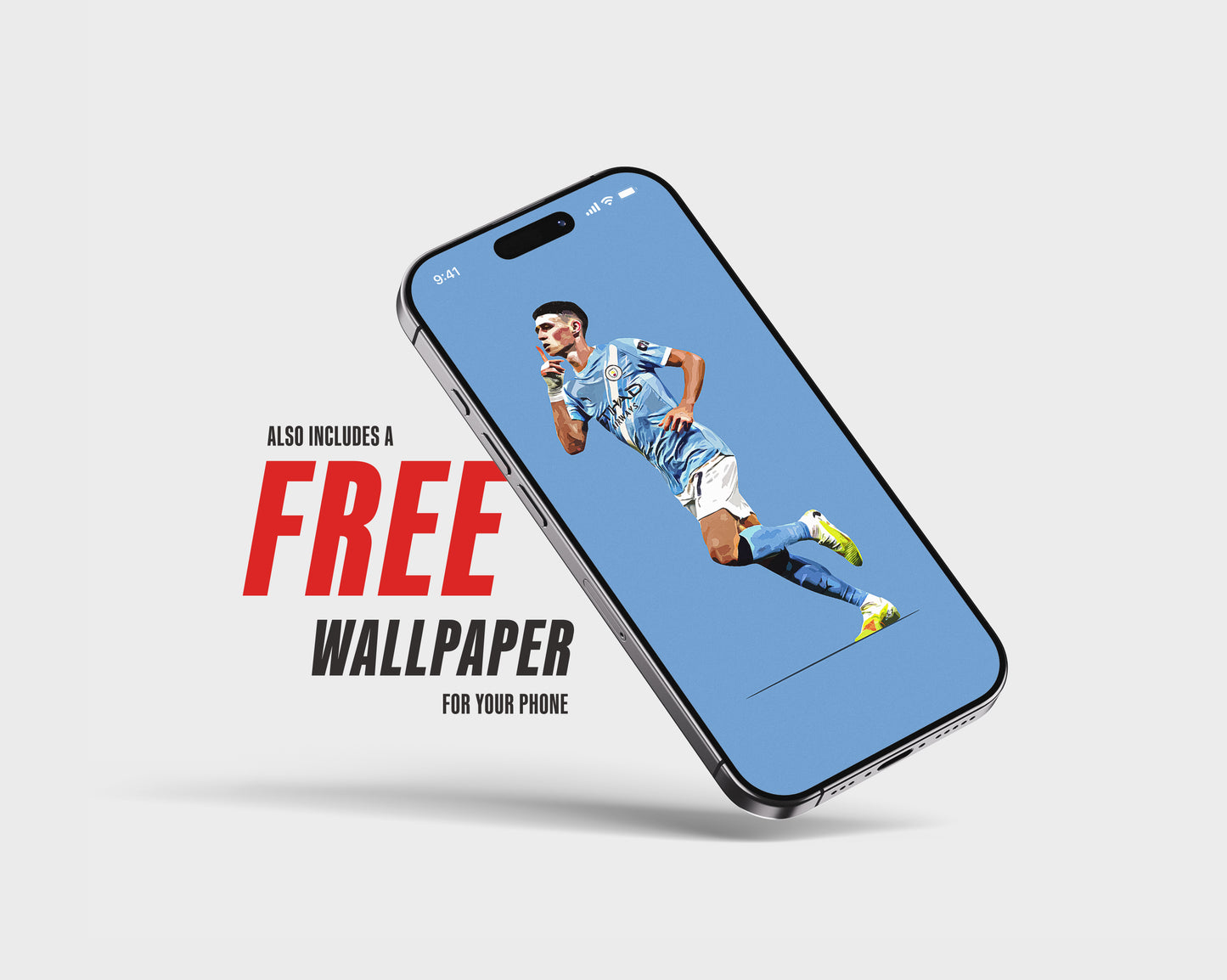 Phil Foden 25/26 4K (Home) Poster