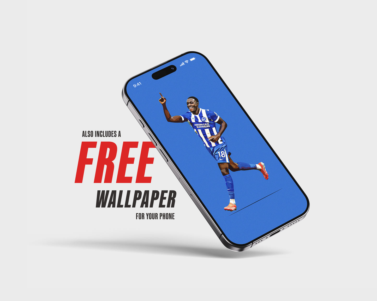 Danny Welbeck 25/26 4K (Home) Poster