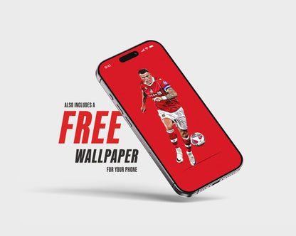 James McClean 25/26 4K (Home) Poster