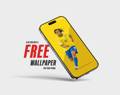 Ronaldinho (Brazil) Poster