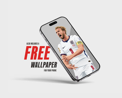 Harry Kane (England) Poster