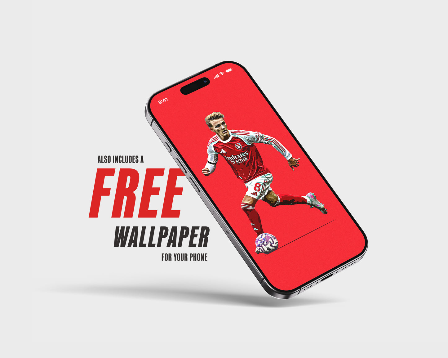 Martin Odegaard 25/26 4K (Home) Poster