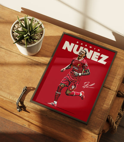 Darwin Nunez 24/25 4K Poster