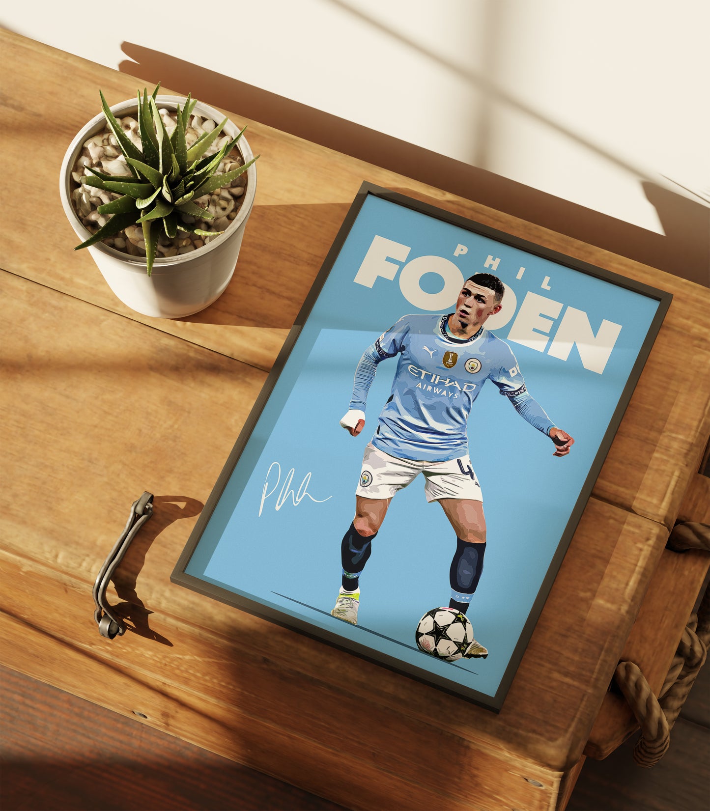 Phil Foden 24/25 4K Poster