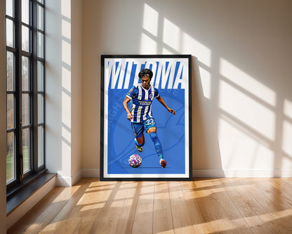 Kaoru Mitoma 25/26 4K (Home) Poster
