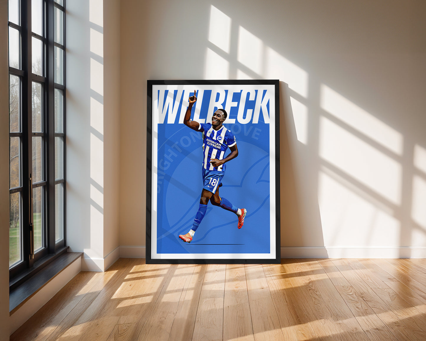 Danny Welbeck 25/26 4K (Home) Poster
