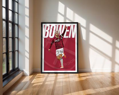 Jarrod Bowen 25/26 4K (Home) Poster