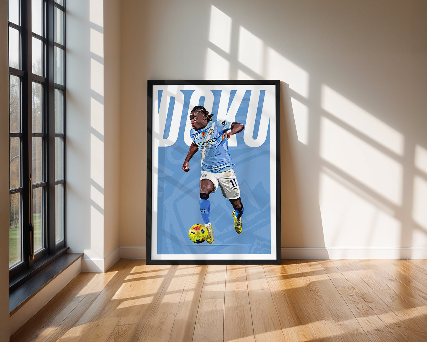 Jeremy Doku 25/26 4K (Home) Poster