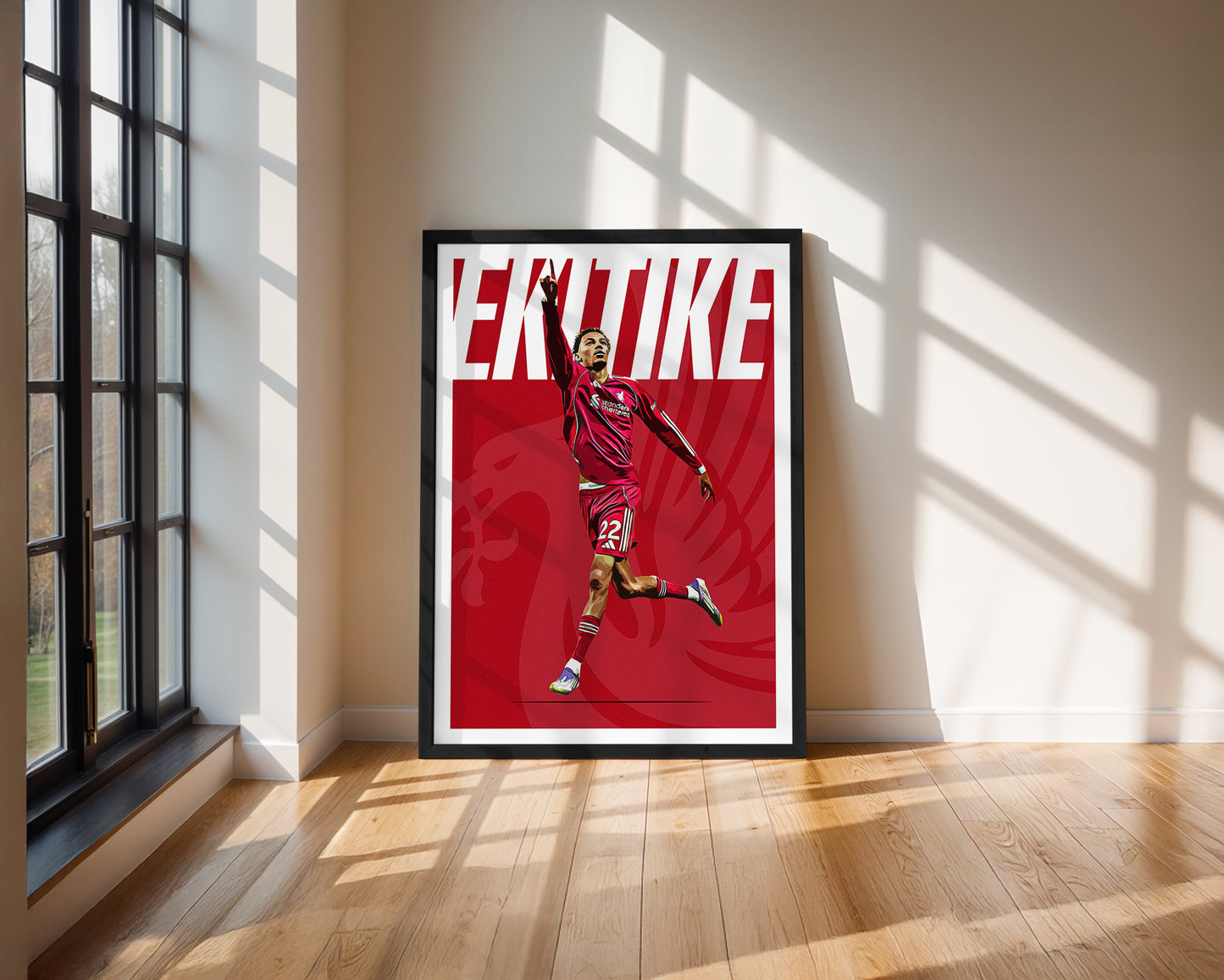 Hugo Ekitike 25/26 4K (Home) Poster