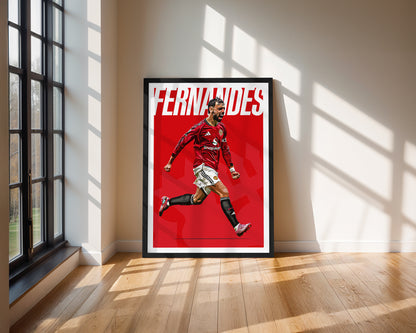 Bruno Fernandes 25/26 4K (Home) Poster