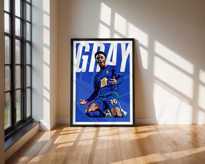 Demarai Gray 25/26 4K (Home) Poster