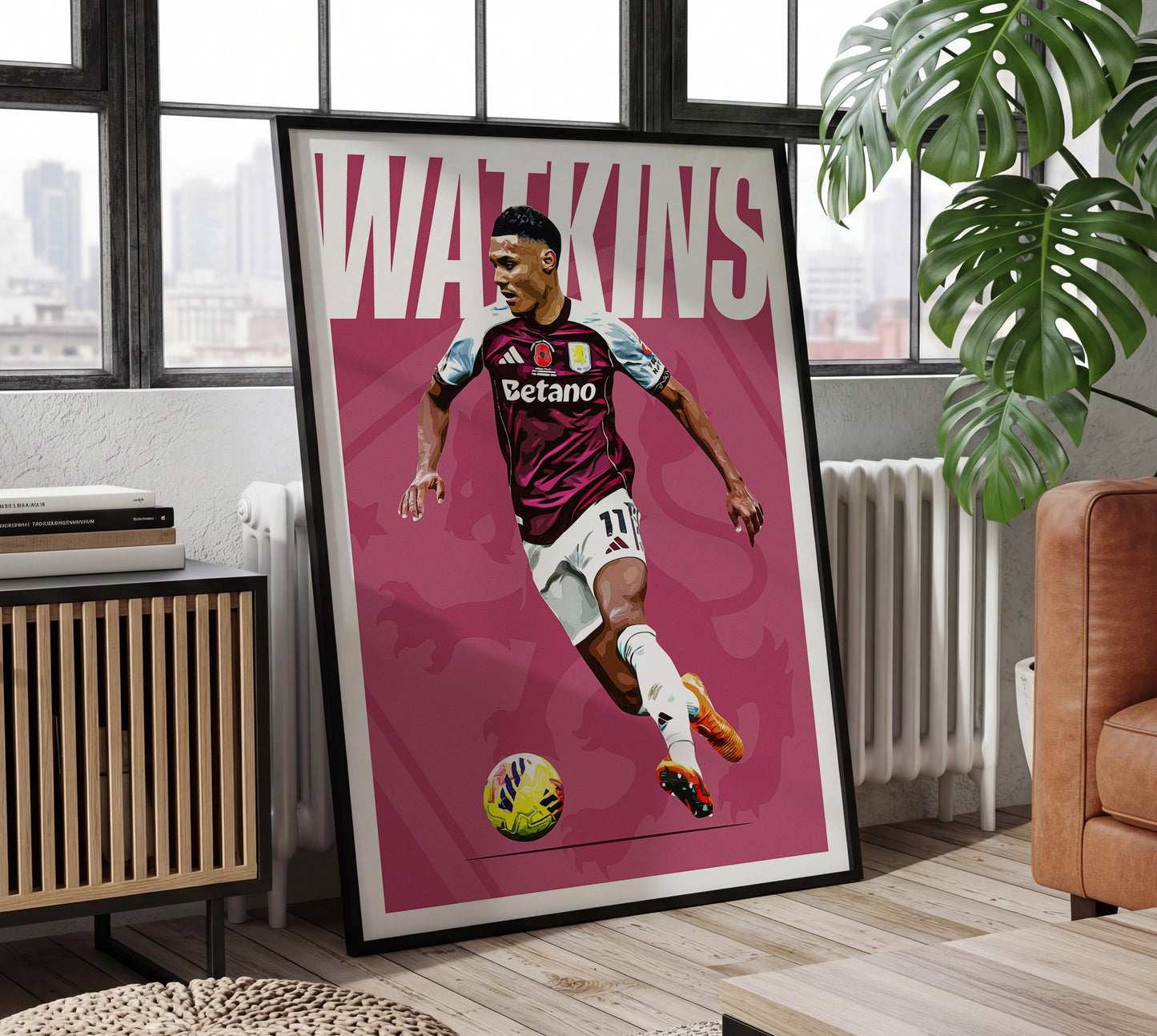 Ollie Watkins 25/26 4K (Home) Poster