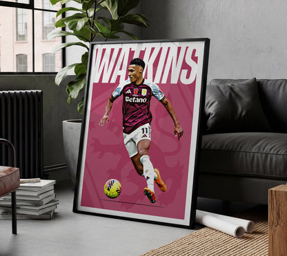 Ollie Watkins 25/26 4K (Home) Poster