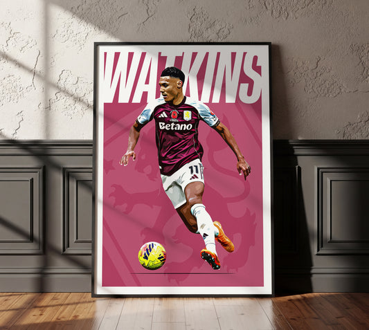 Ollie Watkins 25/26 4K (Home) Poster