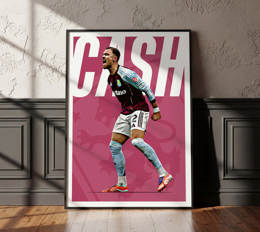 Matty Cash 25/26 4K (Home) Poster