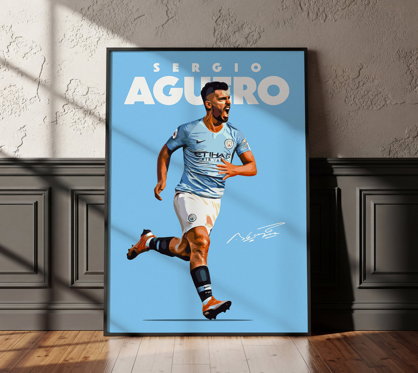 Sergio Aguero 4K Poster