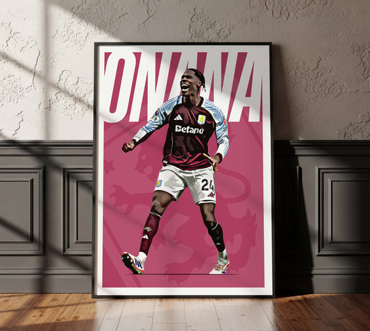 Amadou Onana 25/26 4K (Home) Poster