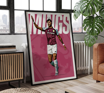 Tyrone Mings 25/26 4K (Home) Poster