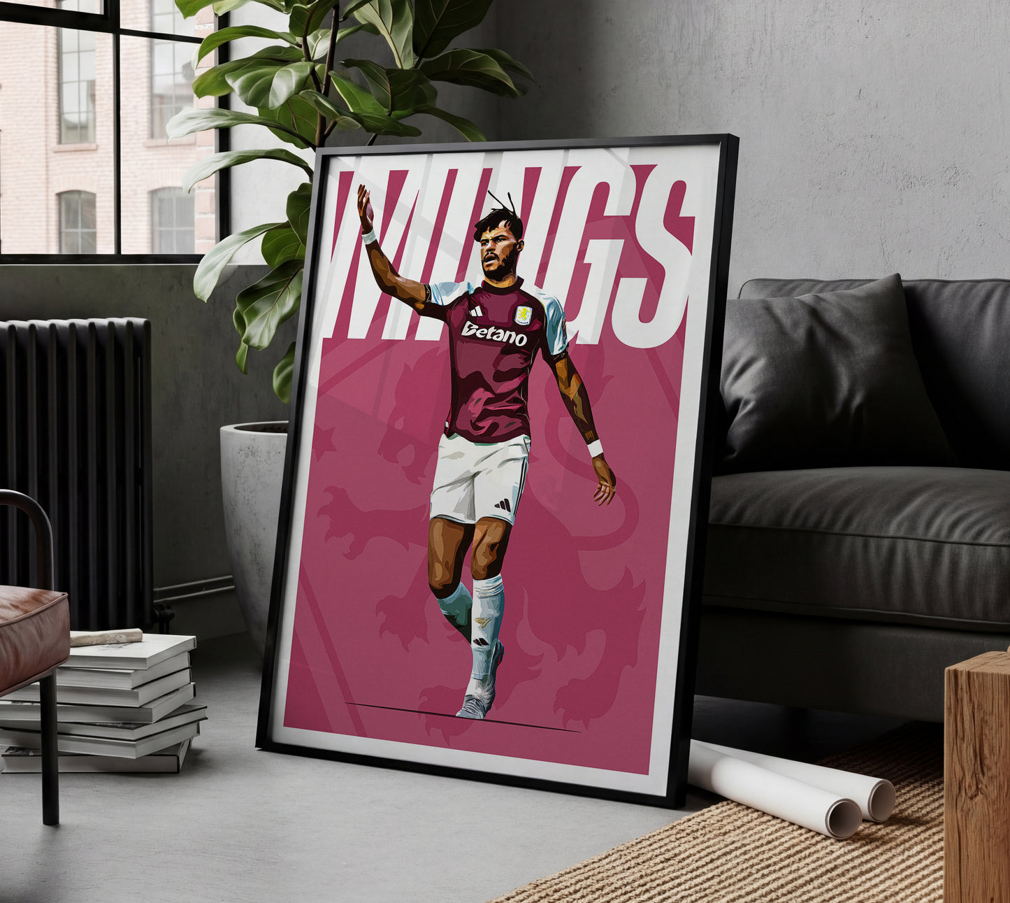Tyrone Mings 25/26 4K (Home) Poster
