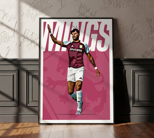 Tyrone Mings 25/26 4K (Home) Poster