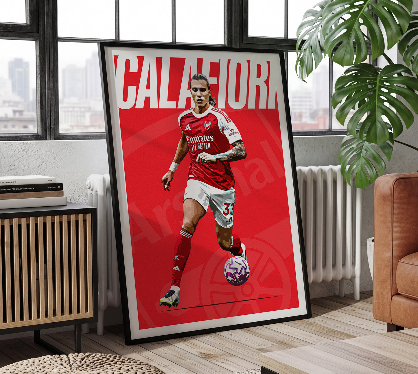Riccardo Calafiori 25/26 4K (Home) Poster