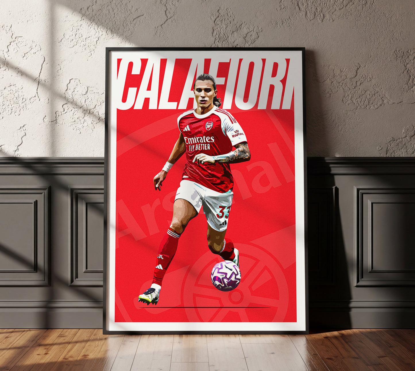 Riccardo Calafiori 25/26 4K (Home) Poster