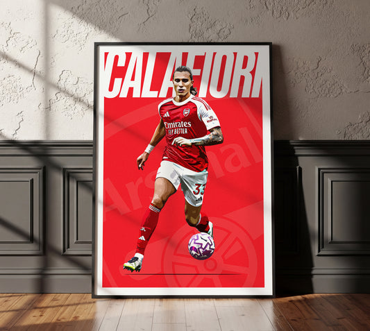 Riccardo Calafiori 25/26 4K (Home) Poster